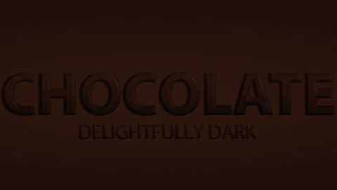 choclate-text-effect