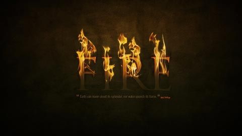 fire-text-effect