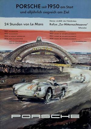 vintage porsche posters