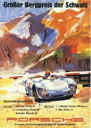 vintage porsche posters