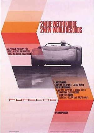 vintage porsche posters