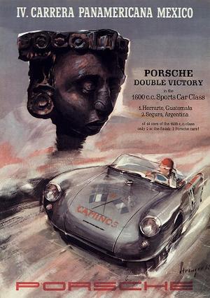 vintage porsche posters