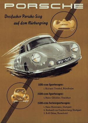 vintage porsche posters