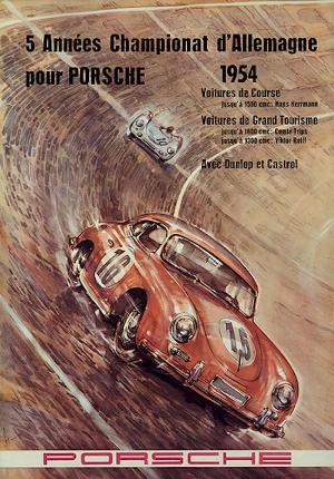 vintage porsche posters