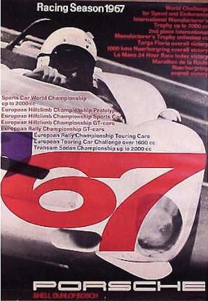 vintage porsche posters