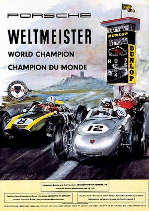 vintage porsche posters