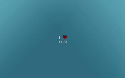 free wallpaper - i love typo