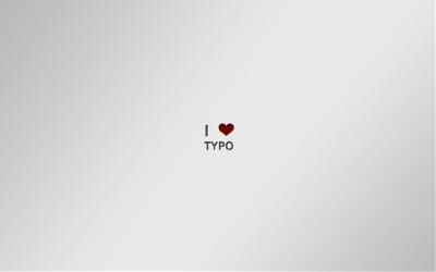 free wallpaper - i love typo