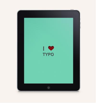 i love typo iPad version