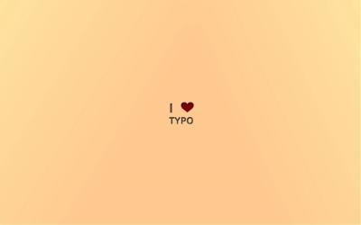 free wallpaper - i love typo