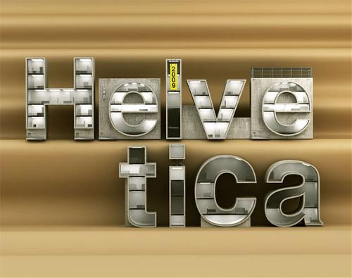 helvetica architectural type design 1