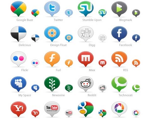 ballon-social-media-icons