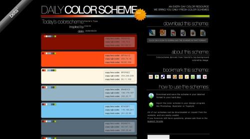 Daily Color Scheme