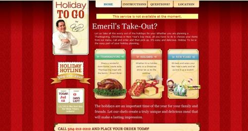 Emeril's Holiday to Go