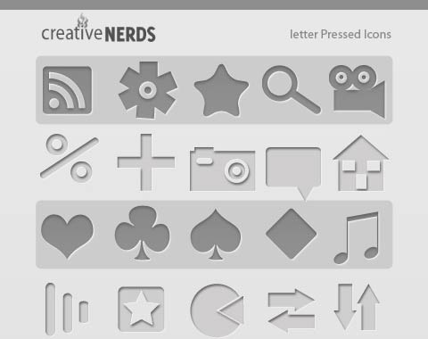 letterpressed-icons
