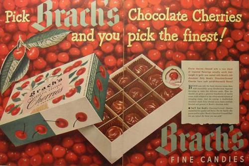 Brach's Chocolate Cherries - 1940s