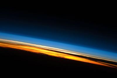 Sunset from the International Space Station