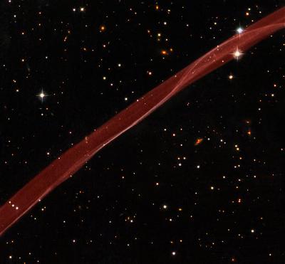 A Supernova Ribbon from Hubble