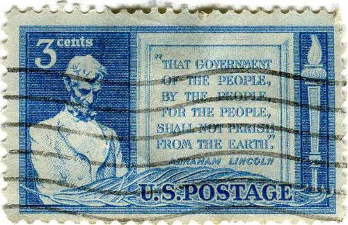 1948 USA - 85th anniversary of Abraham Lincoln's Gettysburg Address