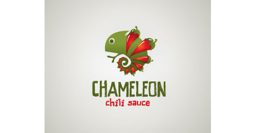 Chameleon chili sauce logo