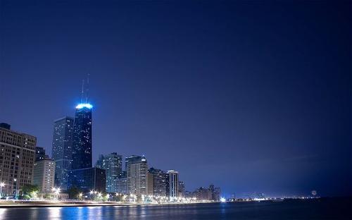 Hancock Center at Night