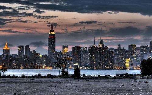 Background of Empire State Building