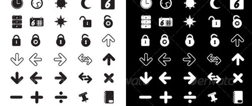 107 Minimal Icon Set