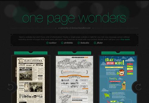 One Page Wonders