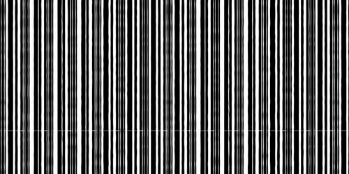barcode tileable and seamless pattern
