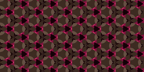 wild trefoil tileable and seamless pattern