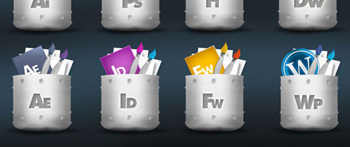 Designers icons free psd file