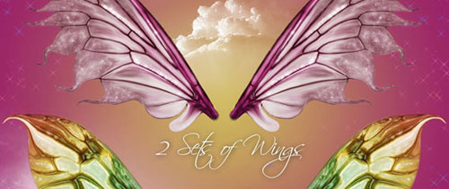 Fairy wings free psd file