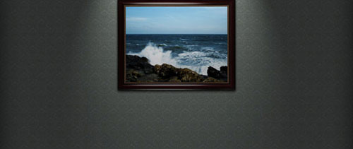 Framed Wallpaper free psd file