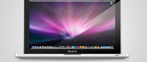 Macbook free psd file