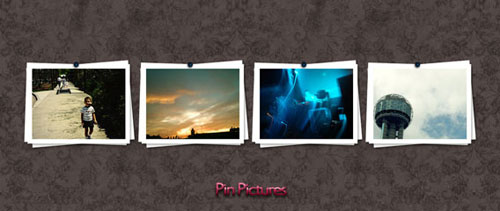 Pin pictures free psd file