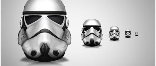 Stormtrooper icon free psd file