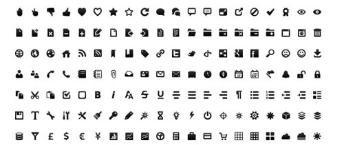 Free Wireframe Toolbar Icons for GUI designers