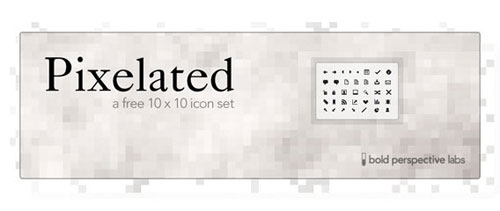 Pixelated Icon Set