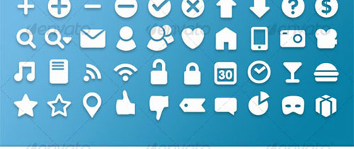 Socialite Icon Set 40 Vector Icons