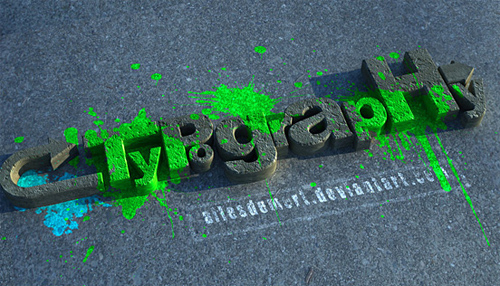 18 147 ejemplos de diseño 3D tipográfico