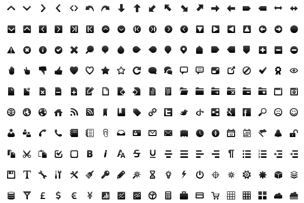 Gentleface Toolbar Icon Set