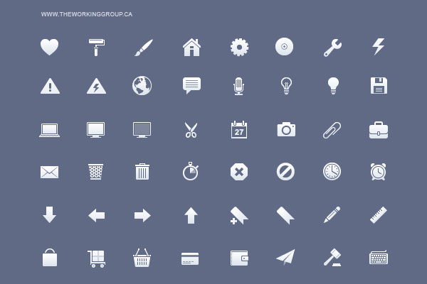 iPhone Toolbar Icons