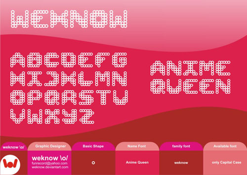 Download Anime Queen free font