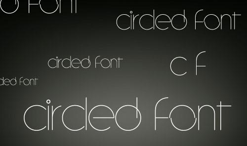 Download Circled free font