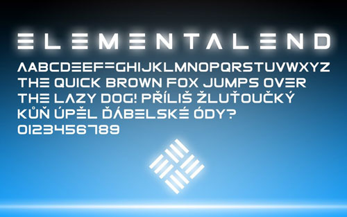 Download ElementalEnd free font