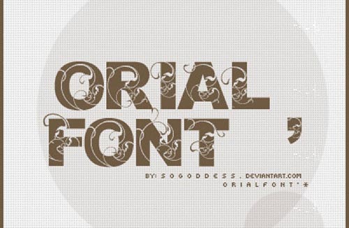 Download Orial free font