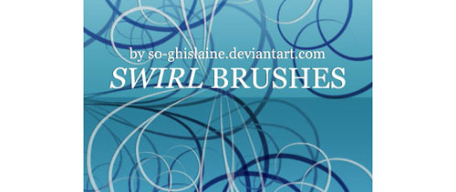 Swirl brushes 2 for Photoshop