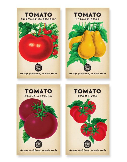 The Little Veggie Patch Co package design