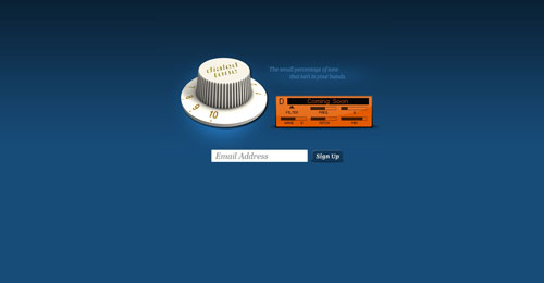 dialedtone.com launching soon page design