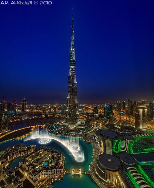 Summer Nights Burj Dubai photography